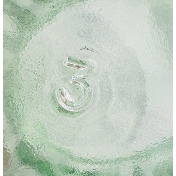 Vintage Anchor Hocking Ribbed Handled Green Glass Mugs Drinking Glasses Set of 4 - Picture 9 of 16